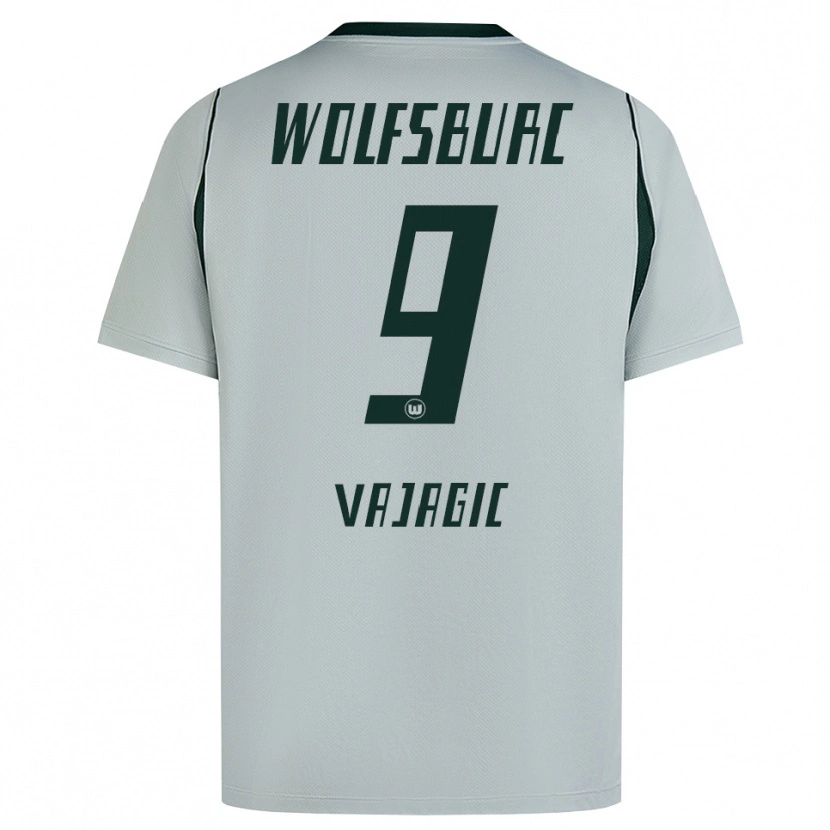 Danxen Herren David Vajagic #9 Grau Grün Auswärtstrikot Trikot 2026/27 T-Shirt