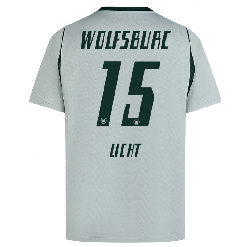 Danxen Herren Philipp Licht #15 Grau Grün Auswärtstrikot Trikot 2026/27 T-Shirt