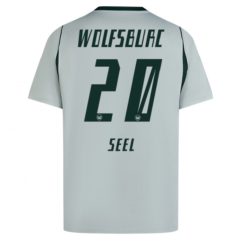 Danxen Herren William Seel #20 Grau Grün Auswärtstrikot Trikot 2026/27 T-Shirt