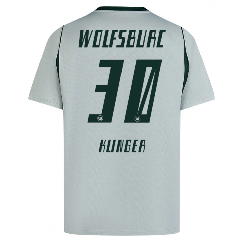 Danxen Herren Niklas Klinger #30 Grau Grün Auswärtstrikot Trikot 2026/27 T-Shirt