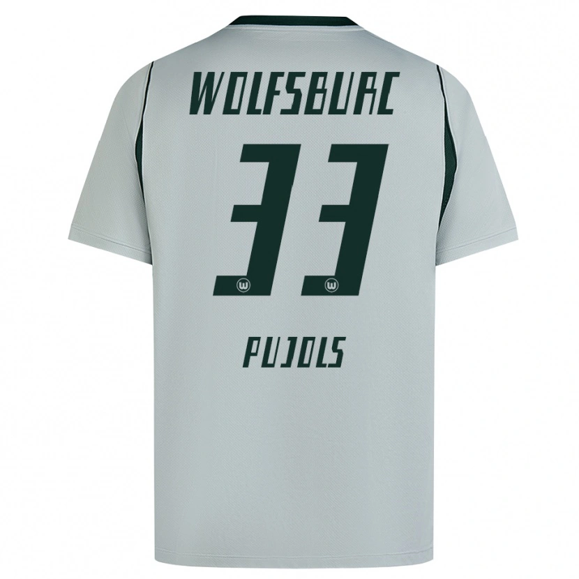 Danxen Herren Judit Pujols #33 Grau Grün Auswärtstrikot Trikot 2026/27 T-Shirt