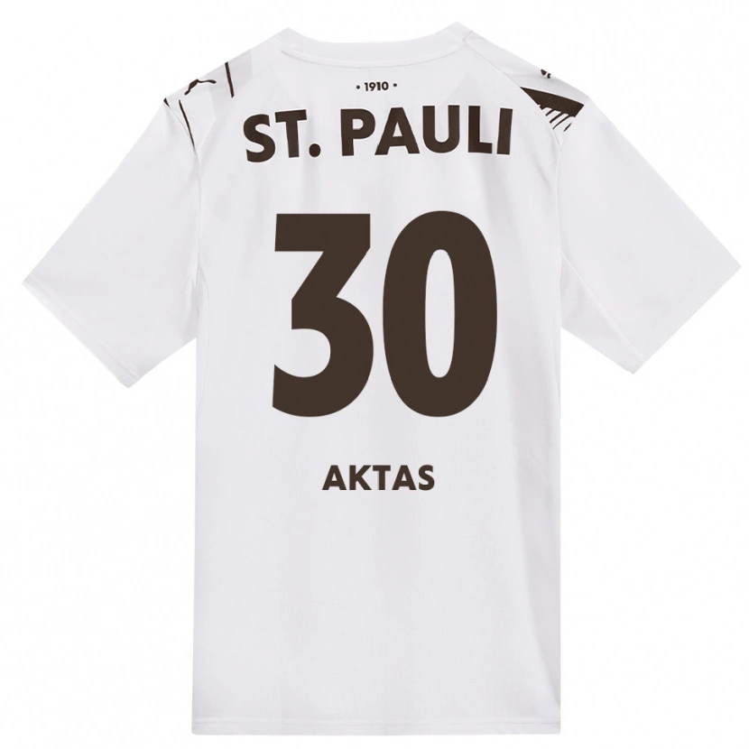 Danxen Herren Neyo Aktas #30 Kaffee Weiß Rot Auswärtstrikot Trikot 2026/27 T-Shirt