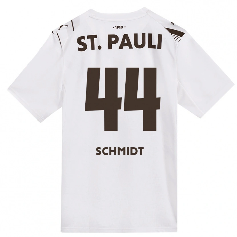 Danxen Herren Nick Schmidt #44 Kaffee Weiß Rot Auswärtstrikot Trikot 2026/27 T-Shirt