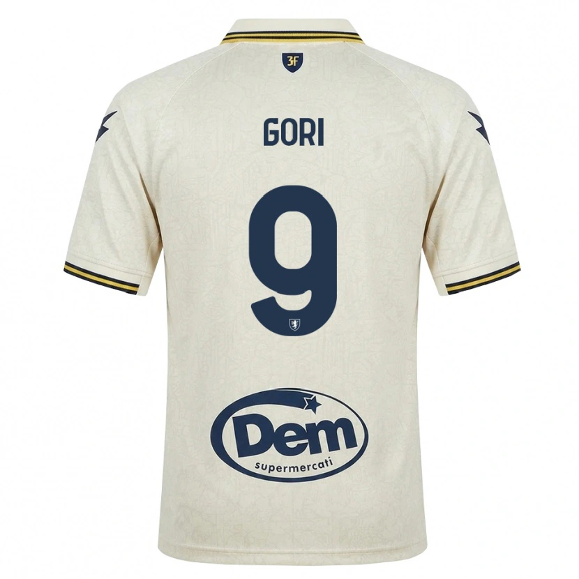 Danxen Herren Lorenzo Gori #9 Oldlace Gelb Schwarz Auswärtstrikot Trikot 2026/27 T-Shirt