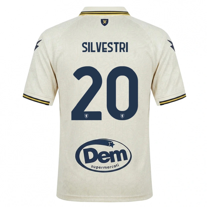 Danxen Herren Manuel Silvestri #20 Oldlace Gelb Schwarz Auswärtstrikot Trikot 2026/27 T-Shirt