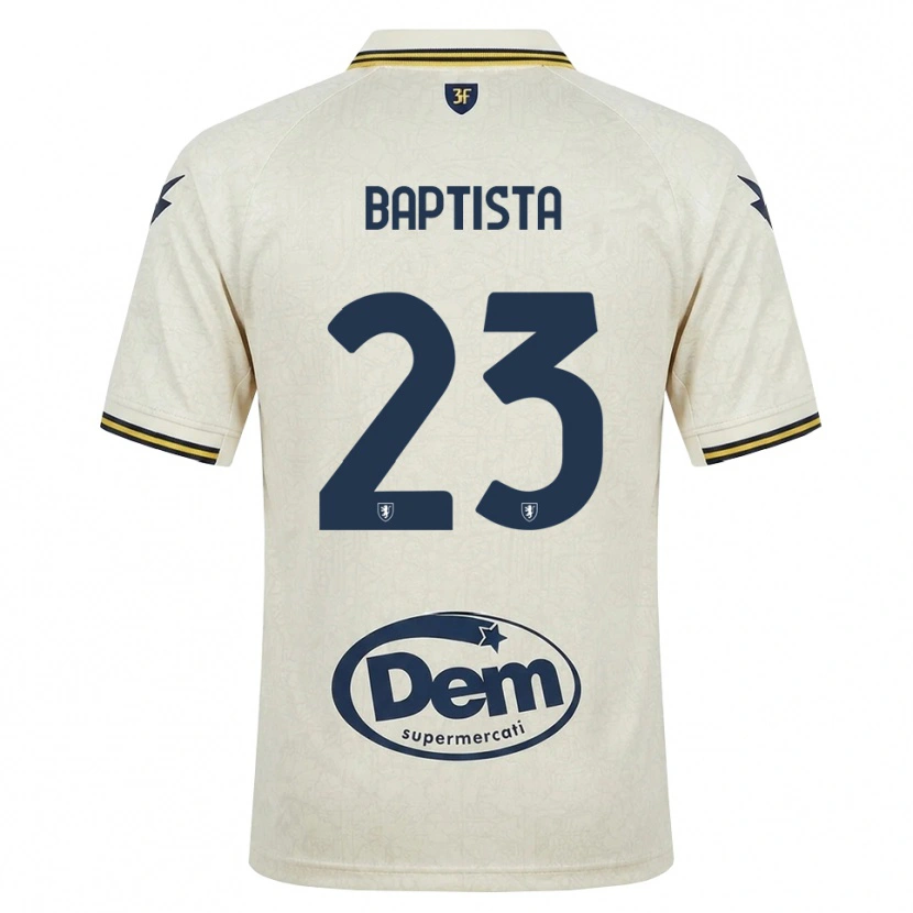 Danxen Herren Viktor Baptista #23 Oldlace Gelb Schwarz Auswärtstrikot Trikot 2026/27 T-Shirt
