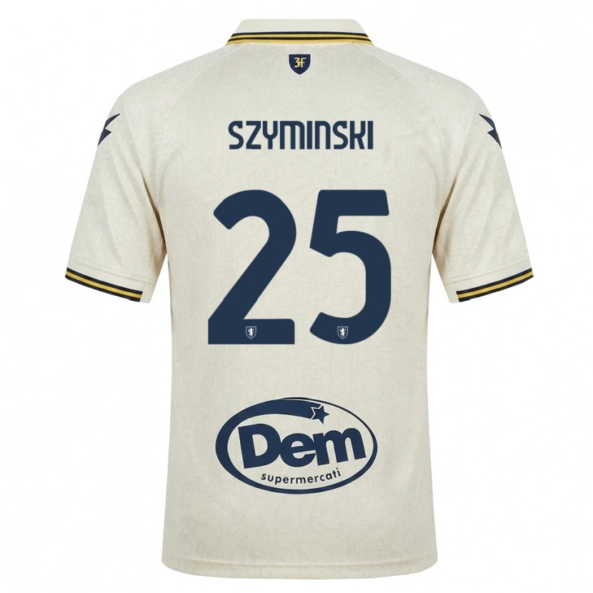 Danxen Herren Przemyslaw Szyminski #25 Oldlace Gelb Schwarz Auswärtstrikot Trikot 2026/27 T-Shirt