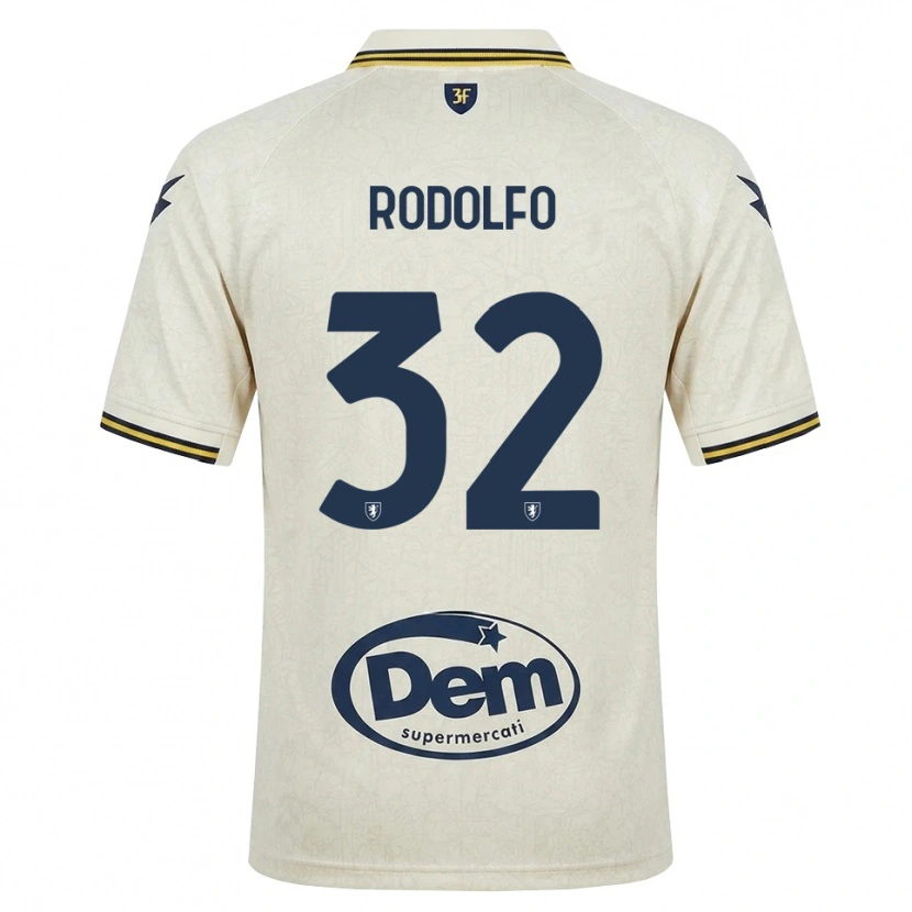 Danxen Herren Luca Rodolfo #32 Oldlace Gelb Schwarz Auswärtstrikot Trikot 2026/27 T-Shirt
