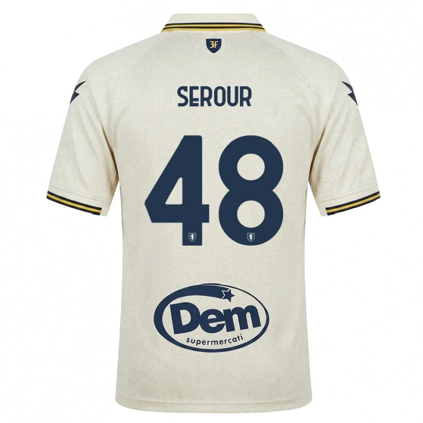 Danxen Herren Mohamed Serour #48 Oldlace Gelb Schwarz Auswärtstrikot Trikot 2026/27 T-Shirt