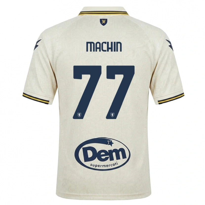 Danxen Herren José Machín #77 Oldlace Gelb Schwarz Auswärtstrikot Trikot 2026/27 T-Shirt