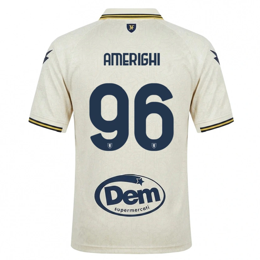 Danxen Herren Igor Amerighi #96 Oldlace Gelb Schwarz Auswärtstrikot Trikot 2026/27 T-Shirt