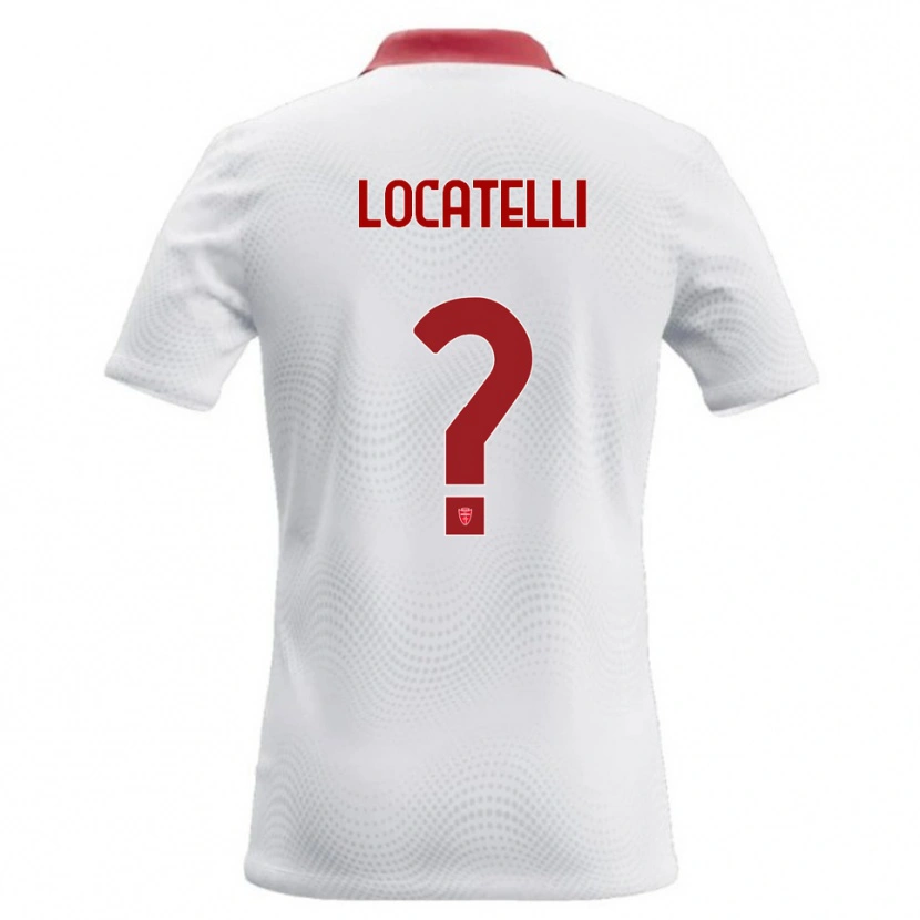 Danxen Herren Matteo Locatelli #0 Weiß Rot Auswärtstrikot Trikot 2026/27 T-Shirt