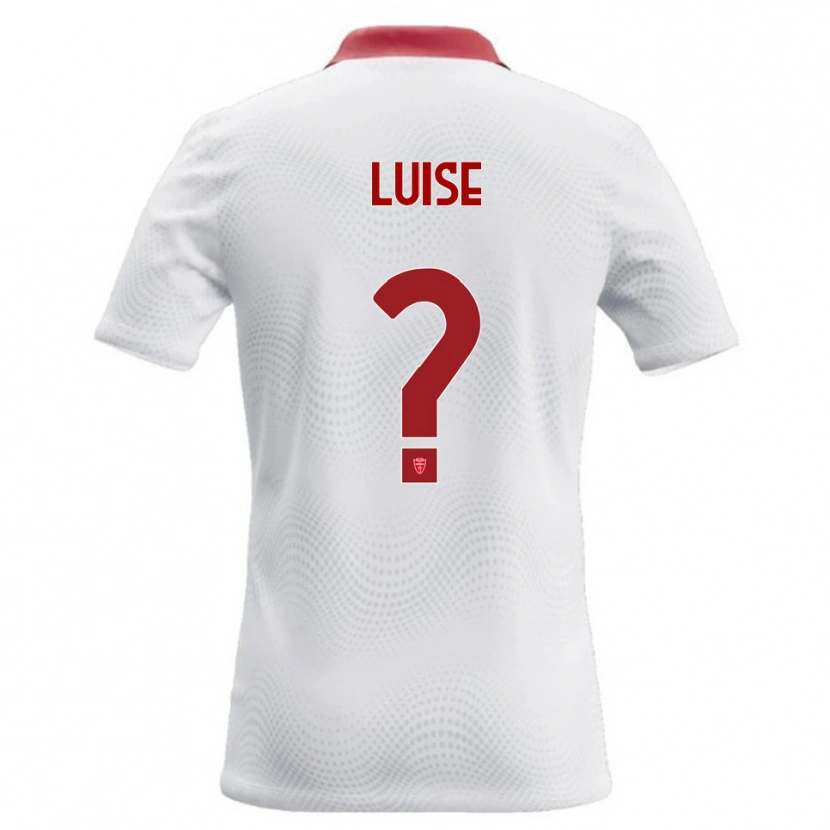 Danxen Herren Marco Luise #0 Weiß Rot Auswärtstrikot Trikot 2026/27 T-Shirt