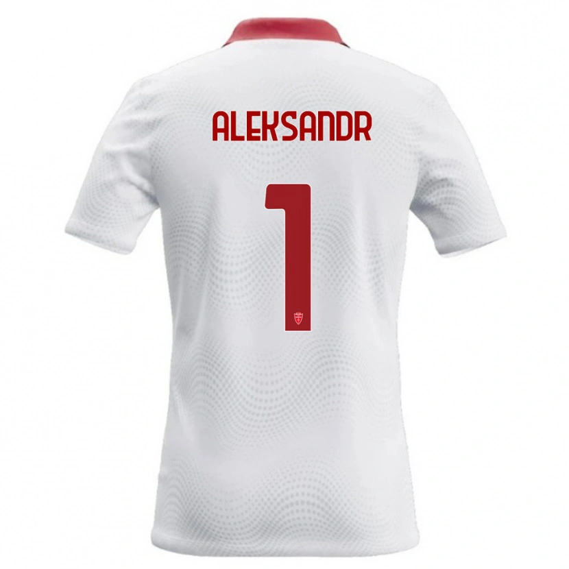 Danxen Herren Aleksandr Ballabio #1 Weiß Rot Auswärtstrikot Trikot 2026/27 T-Shirt