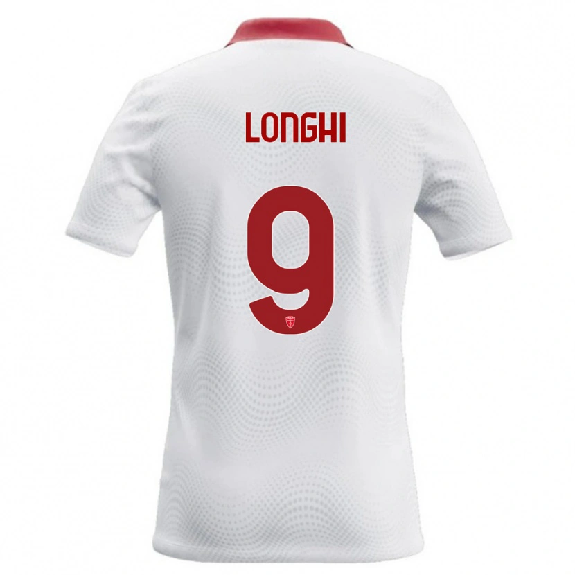 Danxen Herren Jordan Longhi #9 Weiß Rot Auswärtstrikot Trikot 2026/27 T-Shirt
