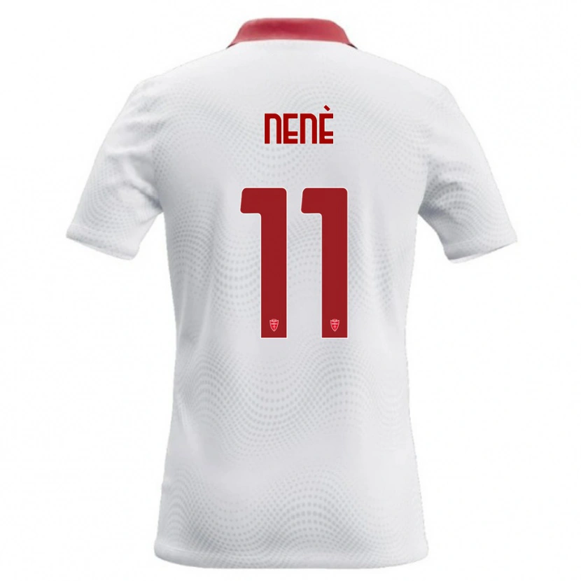 Danxen Herren Stephen Nenè #11 Weiß Rot Auswärtstrikot Trikot 2026/27 T-Shirt