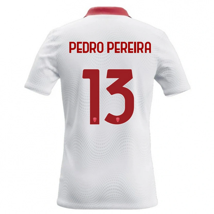 Danxen Herren Pedro Pereira #13 Weiß Rot Auswärtstrikot Trikot 2026/27 T-Shirt