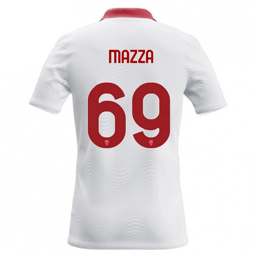 Danxen Herren Andrea Mazza #69 Weiß Rot Auswärtstrikot Trikot 2026/27 T-Shirt