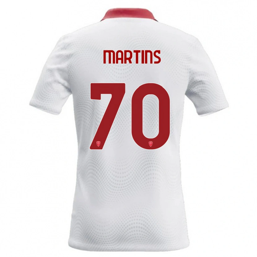Danxen Herren Kevin Martins #70 Weiß Rot Auswärtstrikot Trikot 2026/27 T-Shirt