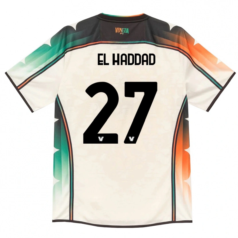 Danxen Herren Saad El Haddad #27 Oldlace Orange Grün Auswärtstrikot Trikot 2026/27 T-Shirt