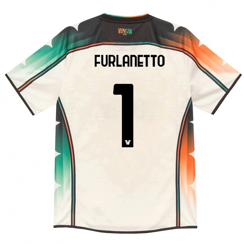Danxen Herren Gabriele Furlanetto #1 Oldlace Orange Grün Auswärtstrikot Trikot 2026/27 T-Shirt