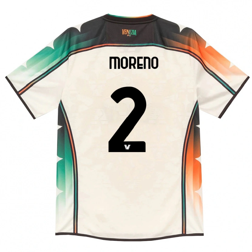 Danxen Herren Matías Moreno #2 Oldlace Orange Grün Auswärtstrikot Trikot 2026/27 T-Shirt