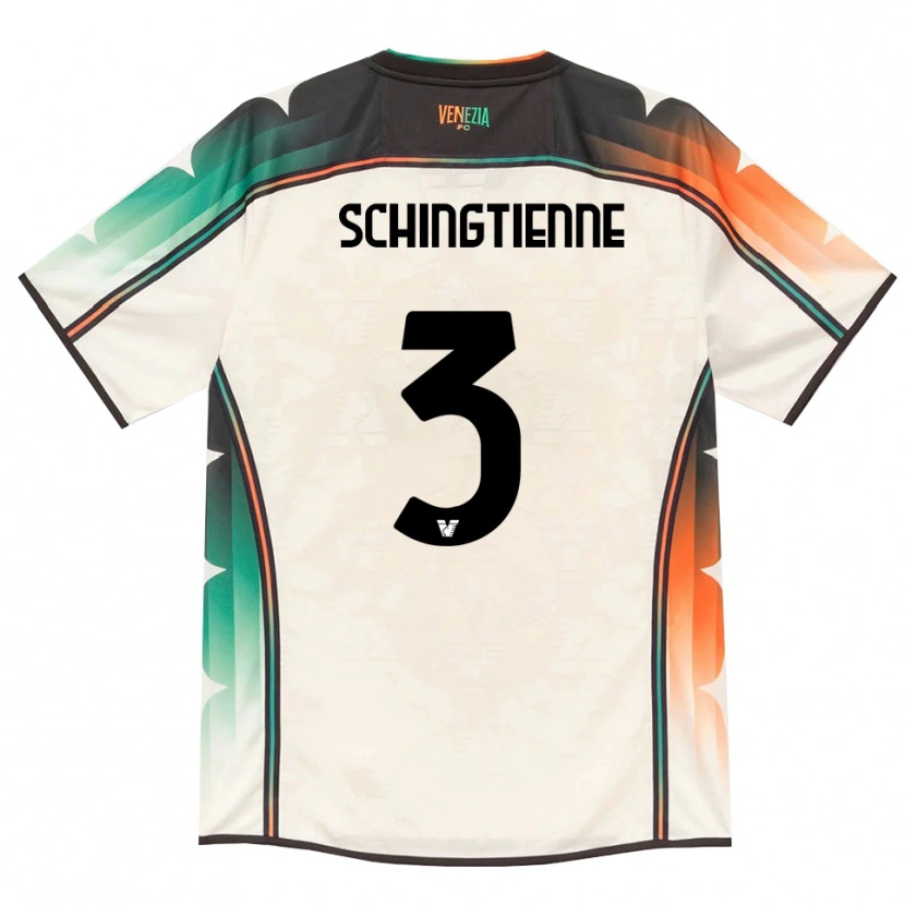 Danxen Herren Joël Schingtienne #3 Oldlace Orange Grün Auswärtstrikot Trikot 2026/27 T-Shirt