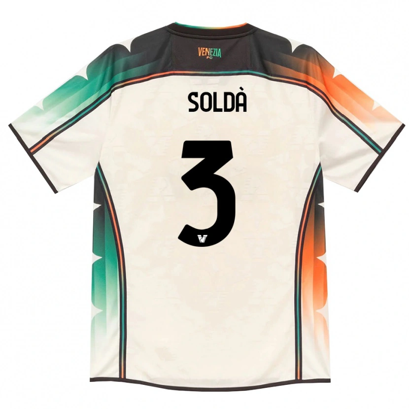 Danxen Herren Mohamed Soldà #3 Oldlace Orange Grün Auswärtstrikot Trikot 2026/27 T-Shirt