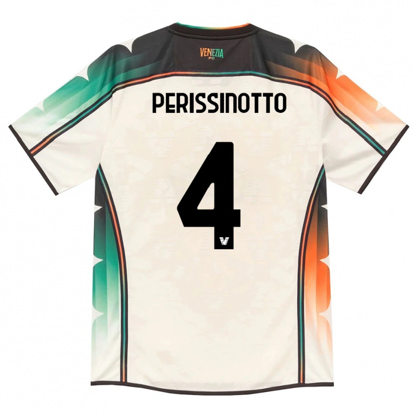Danxen Herren Nicolò Perissinotto #4 Oldlace Orange Grün Auswärtstrikot Trikot 2026/27 T-Shirt