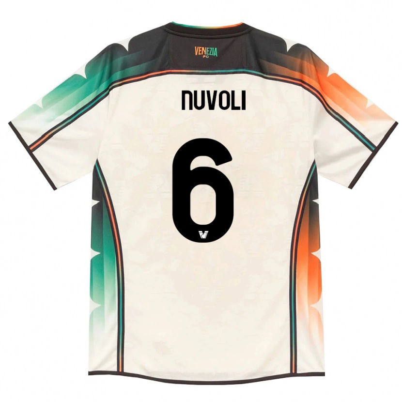 Danxen Herren Francesco Nuvoli #6 Oldlace Orange Grün Auswärtstrikot Trikot 2026/27 T-Shirt