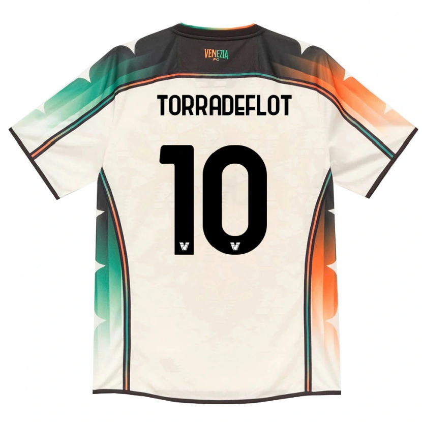 Danxen Herren Queral Torradeflot #10 Oldlace Orange Grün Auswärtstrikot Trikot 2026/27 T-Shirt