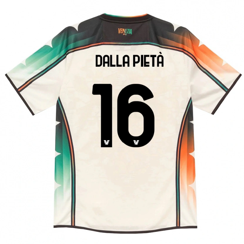Danxen Herren Leonardo Dalla Pietà #16 Oldlace Orange Grün Auswärtstrikot Trikot 2026/27 T-Shirt