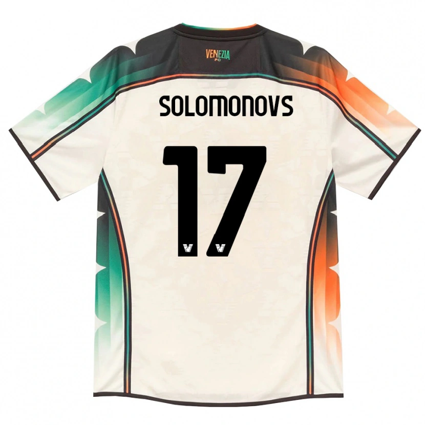 Danxen Herren Nikita Solomonovs #17 Oldlace Orange Grün Auswärtstrikot Trikot 2026/27 T-Shirt