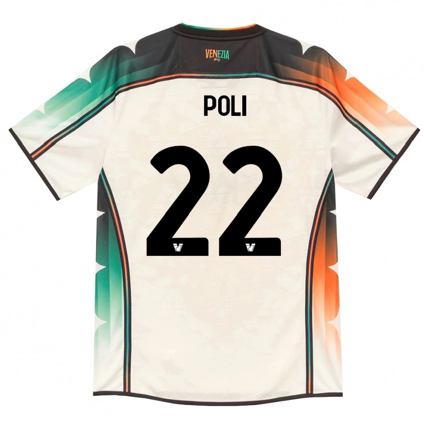 Danxen Herren Elena Poli #22 Oldlace Orange Grün Auswärtstrikot Trikot 2026/27 T-Shirt