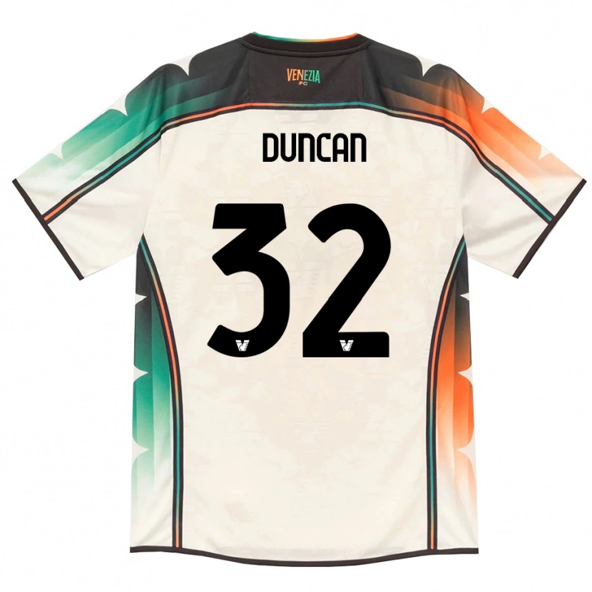 Danxen Herren Alfred Duncan #32 Oldlace Orange Grün Auswärtstrikot Trikot 2026/27 T-Shirt