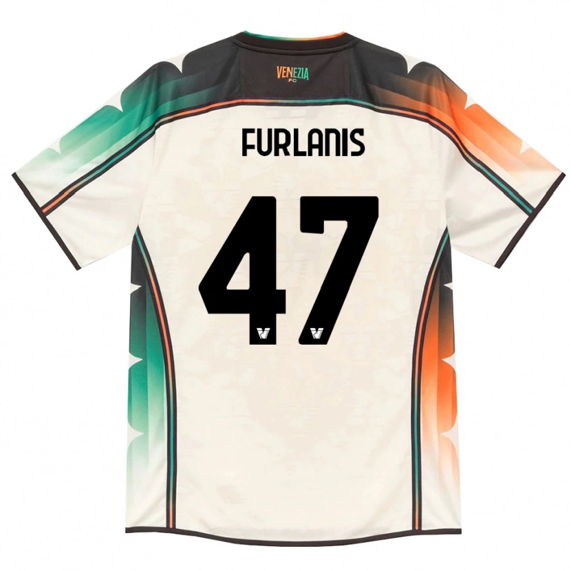 Danxen Herren Giorgia Furlanis #47 Oldlace Orange Grün Auswärtstrikot Trikot 2026/27 T-Shirt