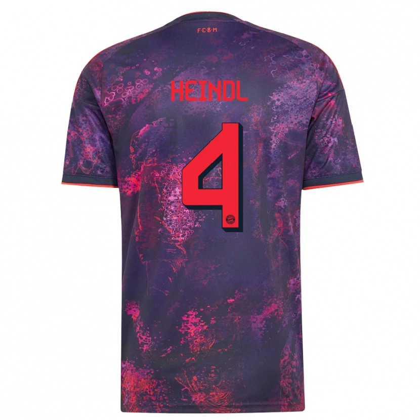 Danxen Herren David Heindl #4 Lila Rot Ausweichtrikot Trikot 2026/27 T-Shirt