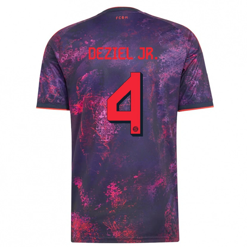 Danxen Herren Robert Deziel Jr. #4 Lila Rot Ausweichtrikot Trikot 2026/27 T-Shirt