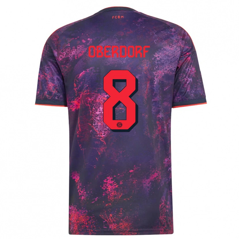 Danxen Herren Lena Oberdorf #8 Lila Rot Ausweichtrikot Trikot 2026/27 T-Shirt