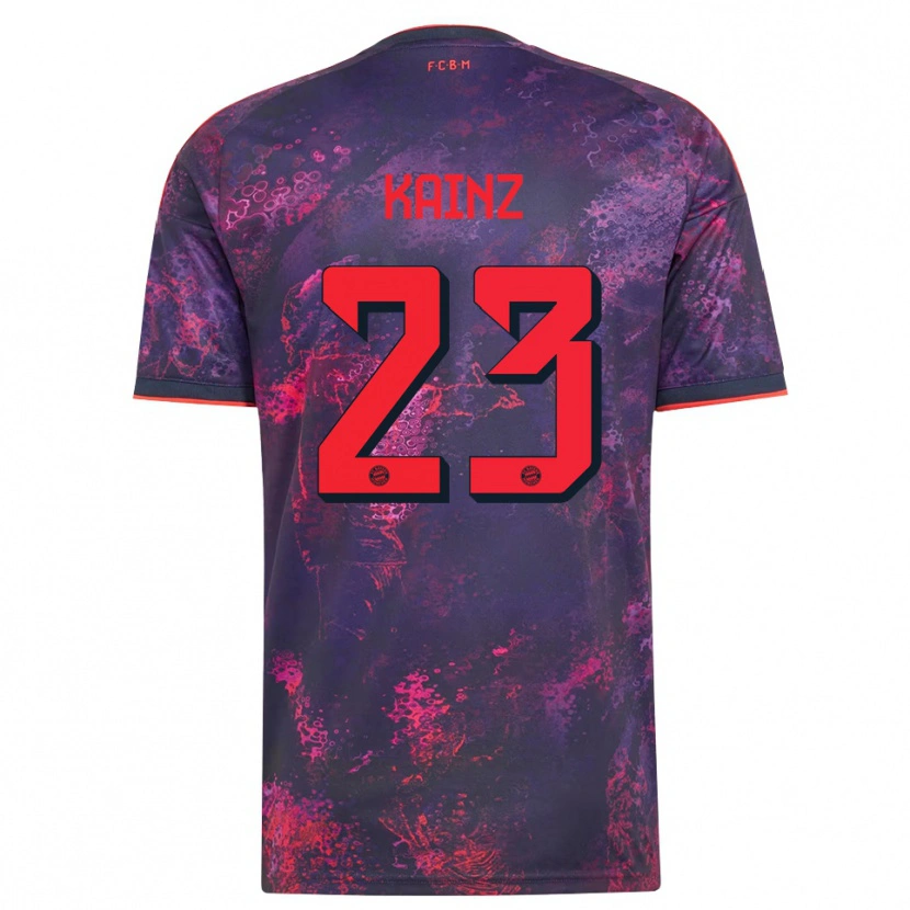 Danxen Herren Manuel Kainz #23 Lila Rot Ausweichtrikot Trikot 2026/27 T-Shirt