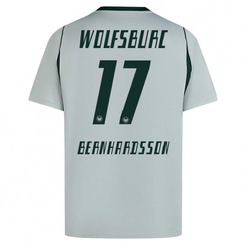 Danxen Herren Alexander Bernhardsson #17 Grau Grün Auswärtstrikot Trikot 2026/27 T-Shirt