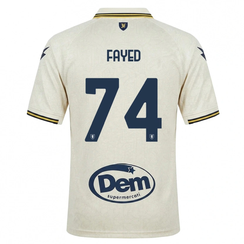 Danxen Herren Omar Fayed #74 Oldlace Gelb Schwarz Auswärtstrikot Trikot 2026/27 T-Shirt