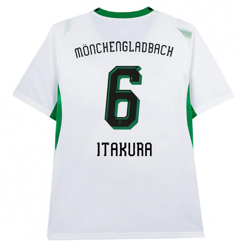 Danxen Damen Ko Itakura #6 Weiß Schwarz Grün Heimtrikot Trikot 2026/27 T-Shirt