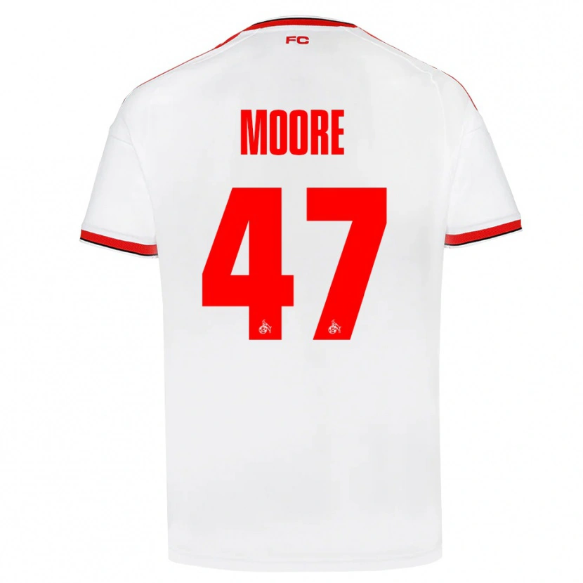 Danxen Damen Mikey Moore #47 Weiß Rot Schwarz Heimtrikot Trikot 2026/27 T-Shirt