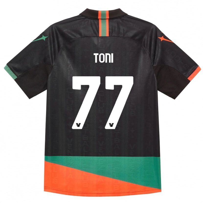 Danxen Damen Toni Fernández #77 Schwarz Orange Grün Heimtrikot Trikot 2026/27 T-Shirt