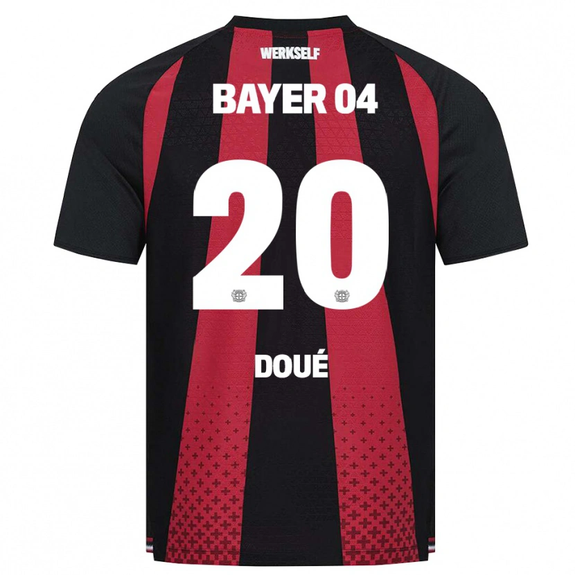 Danxen Damen Guéla Doué #20 Schwarz Weiß Rot Heimtrikot Trikot 2026/27 T-Shirt