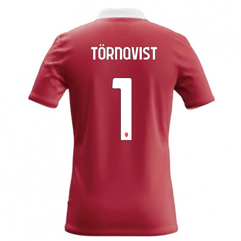 Danxen Damen Noel Törnqvist #1 Rot Weiß Heimtrikot Trikot 2026/27 T-Shirt