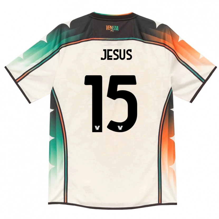 Danxen Damen Juan Jesus #15 Oldlace Orange Grün Auswärtstrikot Trikot 2026/27 T-Shirt