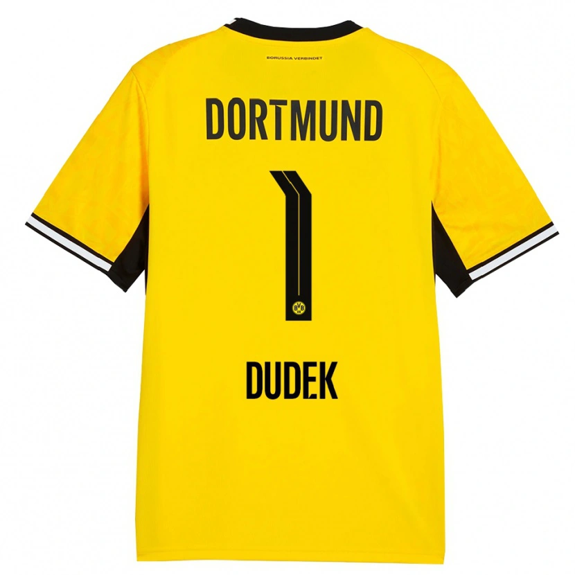 Danxen Damen Daniel Dudek #1 Gelb Schwarz Weiß Heimtrikot Trikot 2026/27 T-Shirt