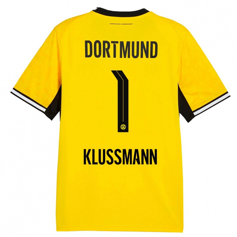 Danxen Damen Leon Klußmann #1 Gelb Schwarz Weiß Heimtrikot Trikot 2026/27 T-Shirt
